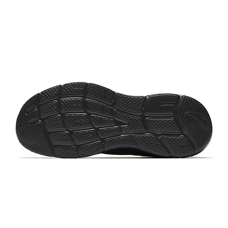 Anta Comfortable Versatile Shock Absorbing Wear Resistant Low Top Casual Running Shoes Men Sneakers Basic-Black 912545503-4