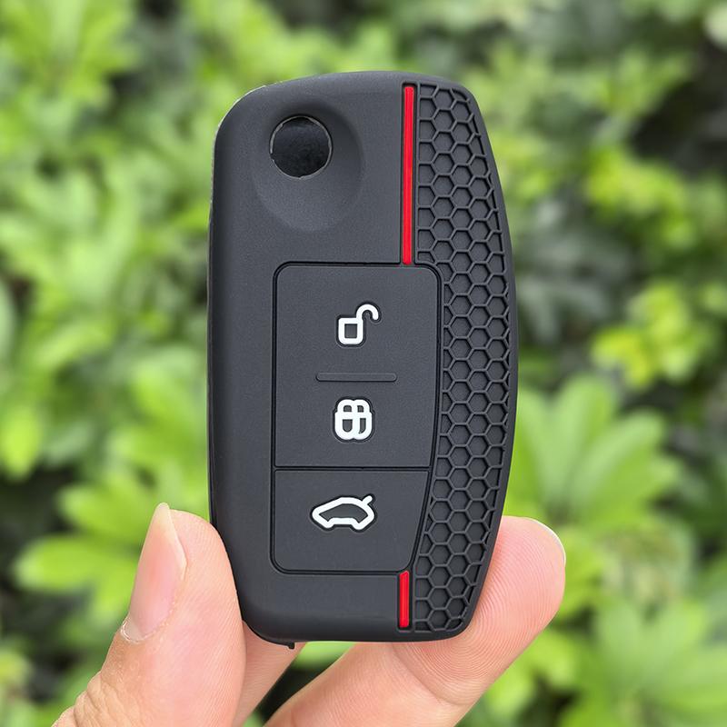 

Keychain car key case cover key holder for Ford Focus mk2 C Max S-MAX EcoSport Fusion Fiesta Mk7 Cowgar Mondeo 2 Mustang Mach чёрный