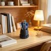 Lover Gift 3D Printed Dragon Egg Pencil Holder, Small Desk Pen Collectible Model Statue Multi-functional Stationery Makeup Brush Organizer for