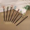 Ebony Style Tassel Hairpin: Vintage Wooden Hair Accessory for Women, Perfect for Simple Updos and Ancient Costume Adornments