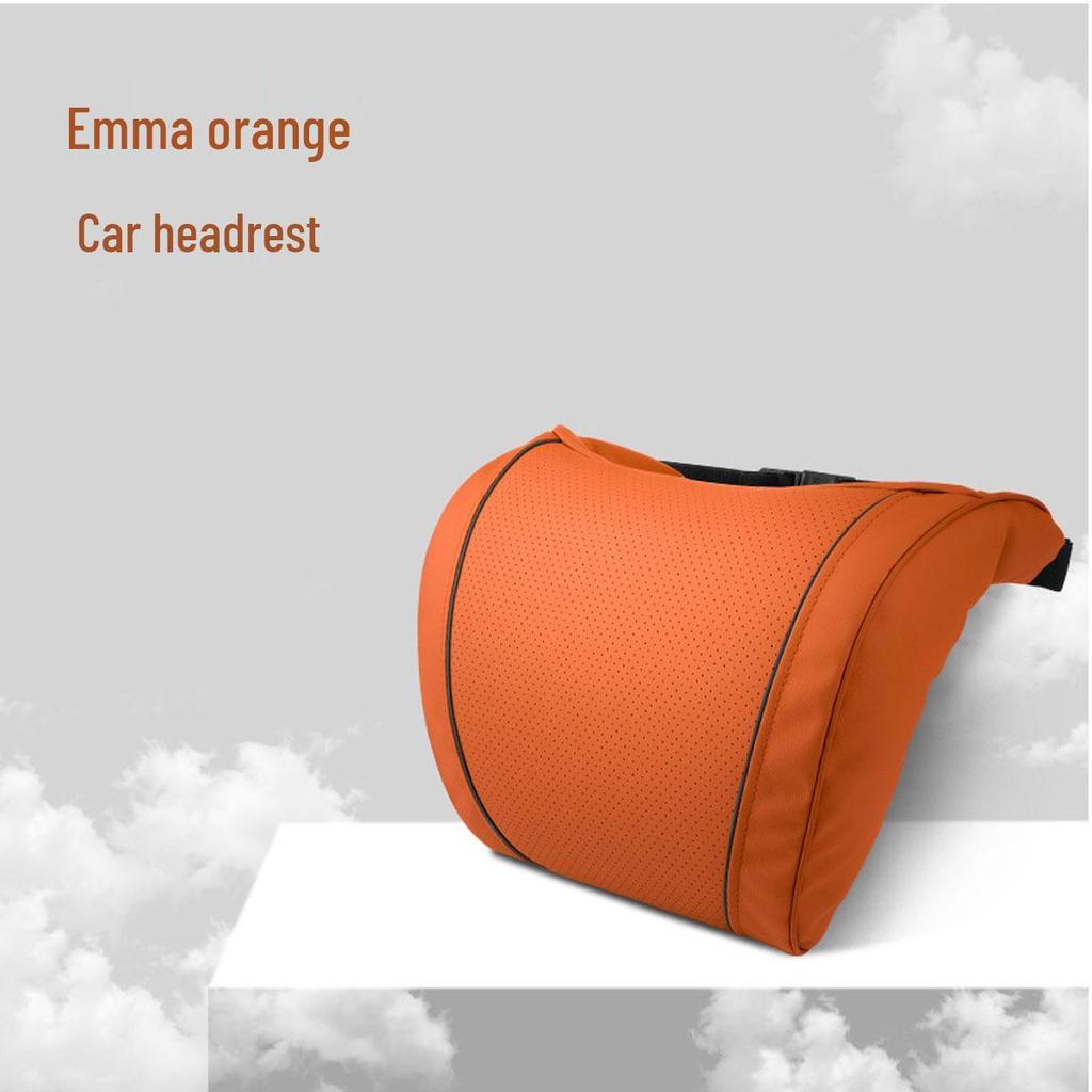 Toyota Car Headrest Neck Pillow & Lumbar Support with Removable Cover & Adjustable Straps