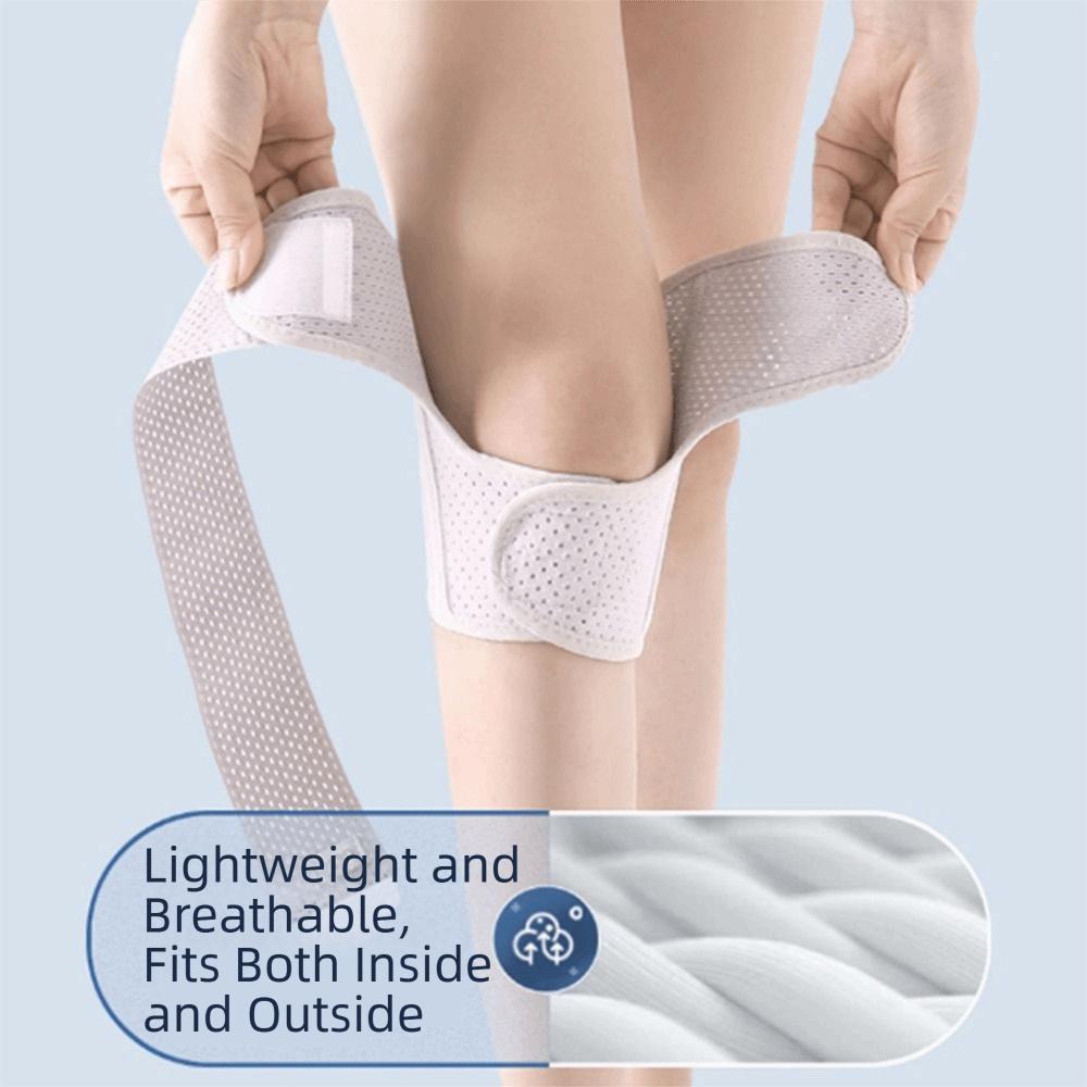 Breathable Elastic Knee Wrap Side Stabilizers Knee Compression Sleeve  Sports Running