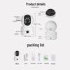 1080P Dual-Lens Wireless Security Camera with 360° Rotation, Mobile Remote, Dual-Screen, and Full-Color Night Vision