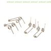 [C]2 Pièces Diamètre du Fil 1,2 mm Fer à Boucler Remplacement Ressort de Torsion Double Retour Accessoires de Tige Boucleuse à Cheveux