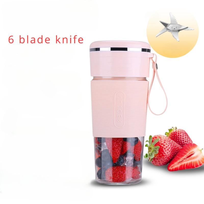 Tragbarer Entsafter, multifunktionale Saftmaschine, tragbarer Entsafterbecher für Zuhause, Obst- und Gemüsemaschine, elektrisches Rühren