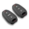 Shell Cover Holder Car Key Fob Case 5008 DS5 DS6 For Peugeot 208 DS3 For Citroen C4 C5 X7 Silicone Rubber Smart Remote Key Cover