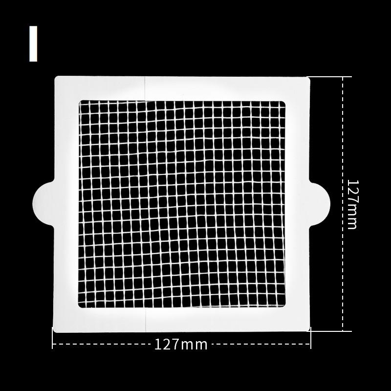 10 stycken Golvbrunnsplåster Engångs Anti-igensättningsfilterplåster Badrumsavlopp Hårfångare Köks- och Badrumsinstrument för Igenklistring
