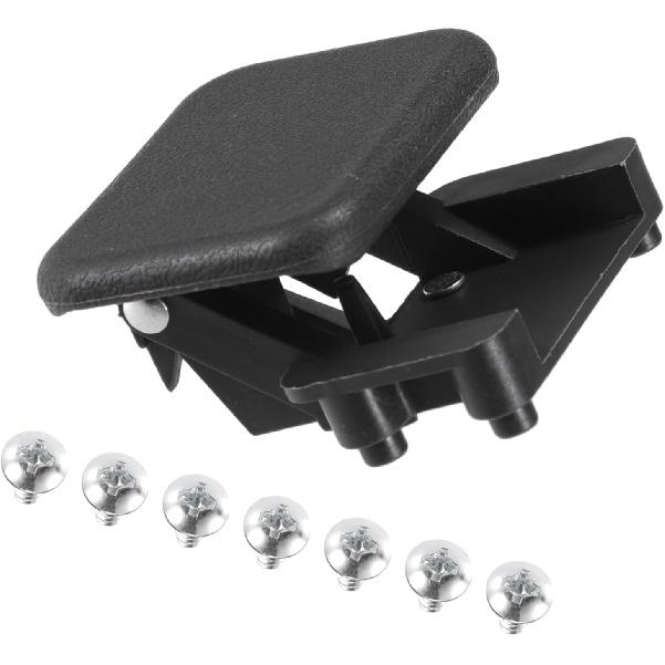 ACROPIX Front Glove Box Lid Latch Lock Handle Cover for Chevrolet Silverado 1500 2001-2007 Latch Catch Clip Black Car Parts