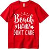 fashion tshirt New Arrived Unisex Oneck tshirt Casual Beach Hair Dont Care Star Sun Classic Unisex Tshirt Minimalist teeshirt