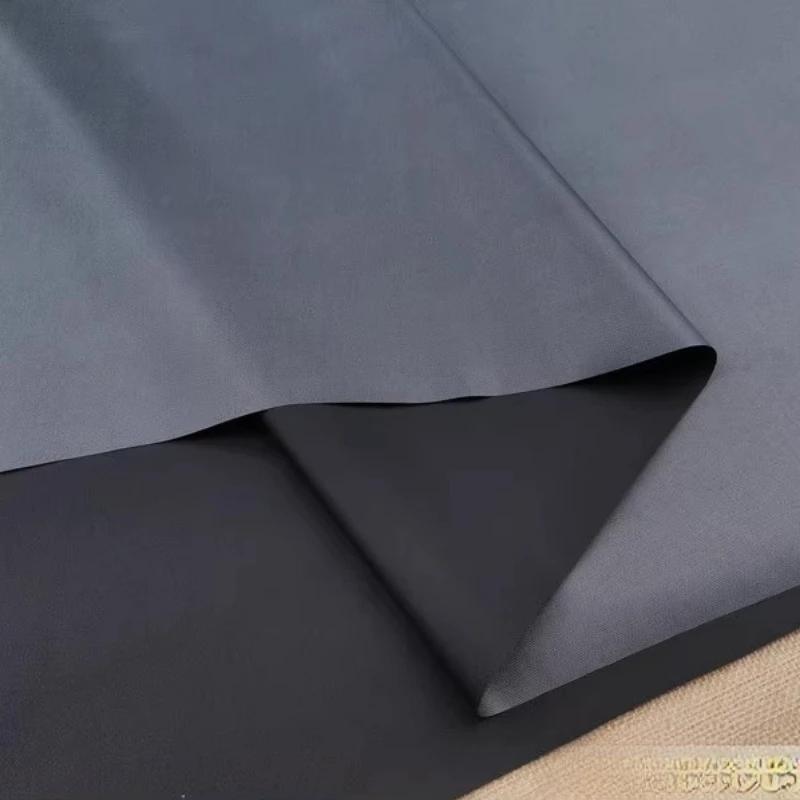 210D Silver Coated Cloth Sunscreen Thin Oxford Waterproof Fabric 180T Black Glue By The Meter for Raincoat Umbrella Tent Sewing