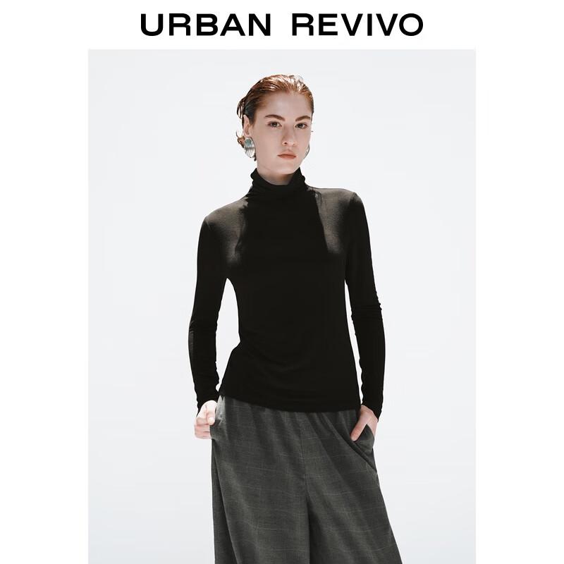 

UR 2025 Women s Cropped High-Neck Long-Sleeve T-Shirt M