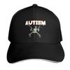 Autismus Skelett Meme Baseballkappe Snapback Flacher Schirm Strapback Dad Hat Sechs Bahnen Strukturierte Krone