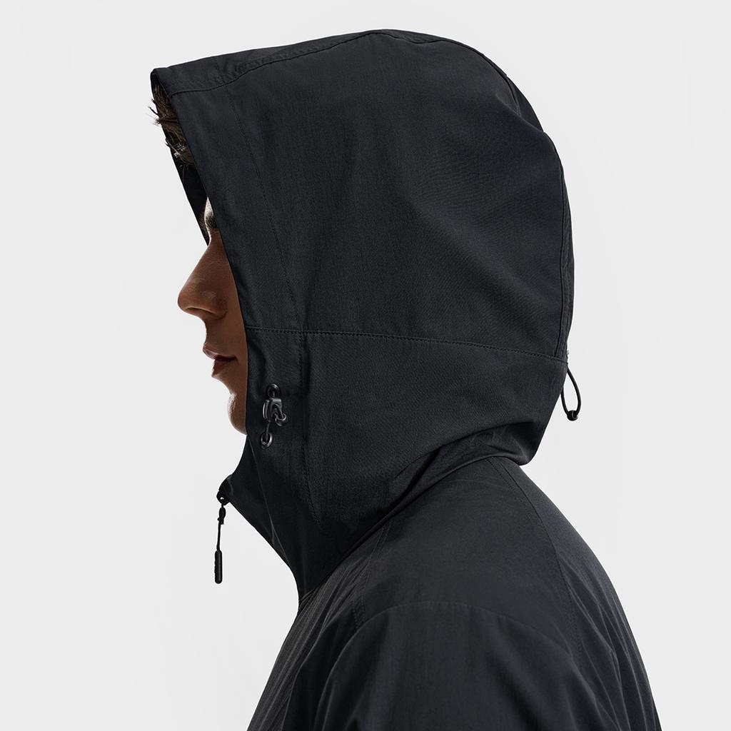 FILA Fitness Series Simple Sports Training Casual Hooded Jacket Men jackets Black A51M611701FBK