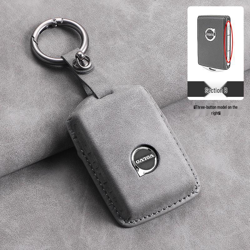 Volvo Key Case for XC60, S90, S60, XC90, V40, V90, S60L, XC40 - New Car Key Bag