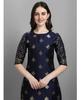 Women's Designer Party Wear Top Tunic Cotton Silk Salwar Kameez Kurti Pant Dupatta Set