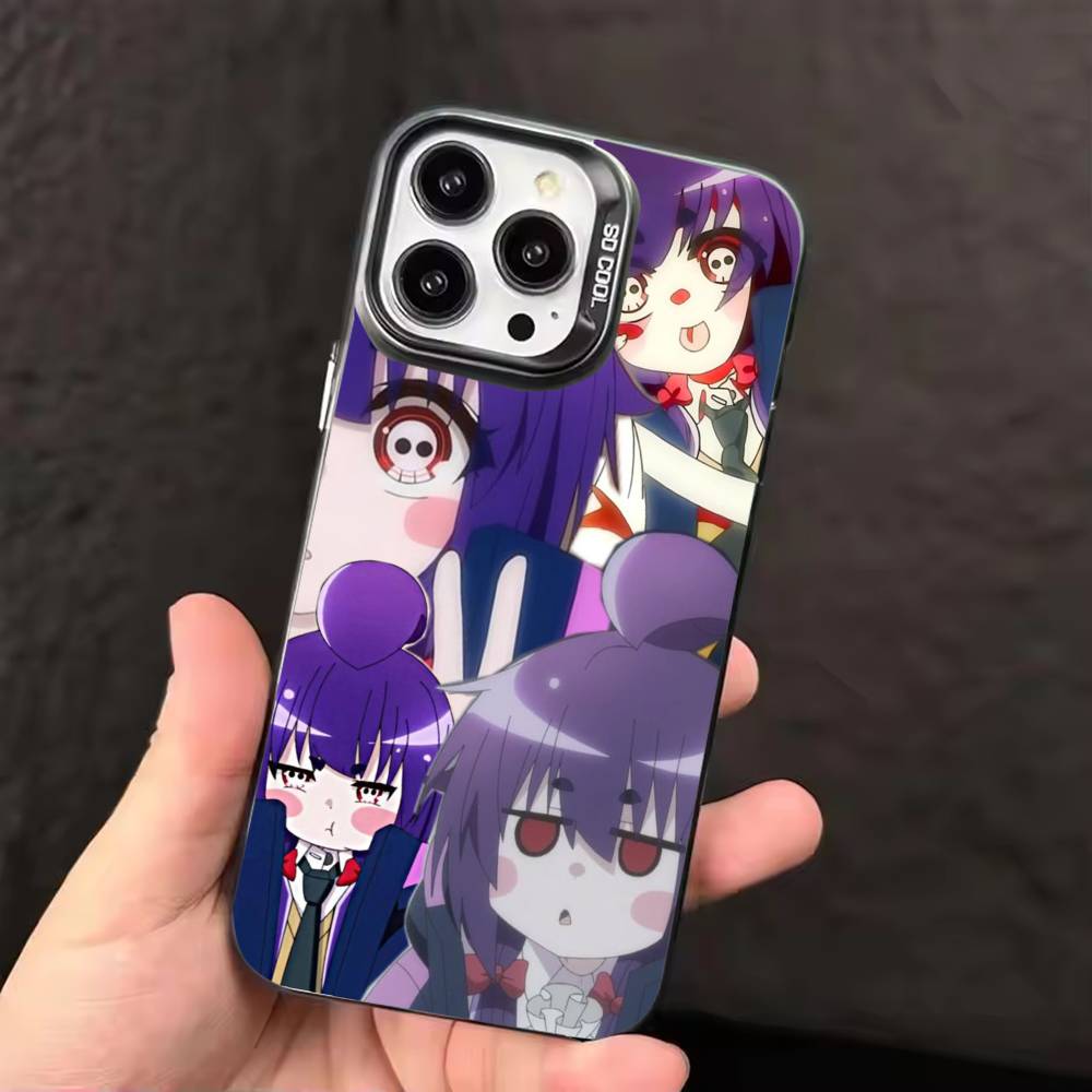 DARK GATHERING Anime  Phone Case For iPhone 17 16 15 14 13 12 11 Pro Max Plus Silver candy Matte Cover