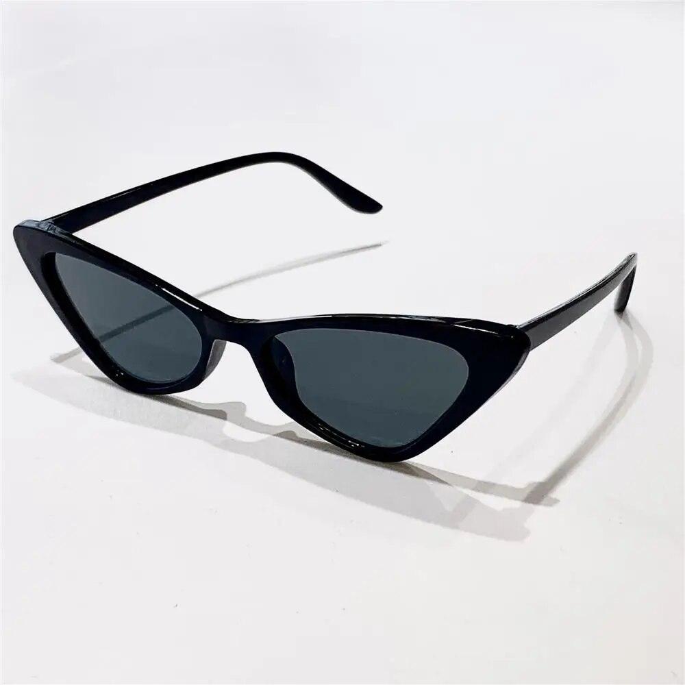 Vintage Cat Eye Sunglasses Retro Small Frame Sun Glasses for Women UV400 Protection Eyewear Trendy Shades Streetwear Accessories