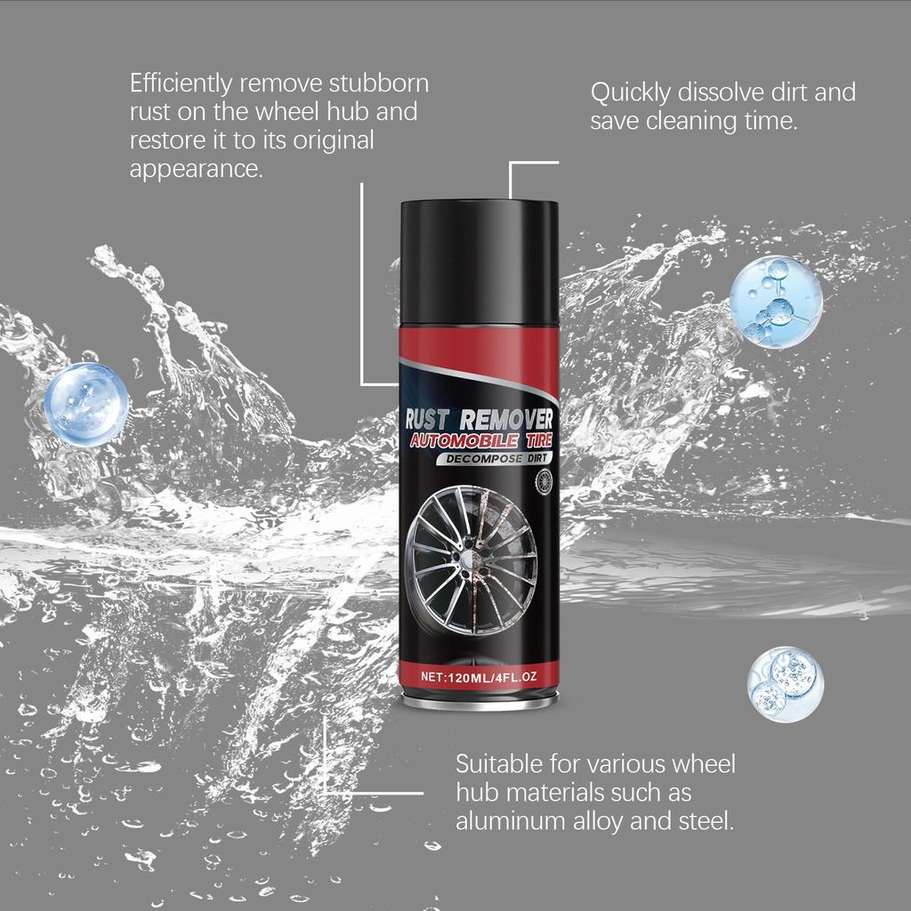 Car Tire Remover, Cleaning, Removal, Dirt Removal, Refurbishment, Tire Cleaner 120ml
