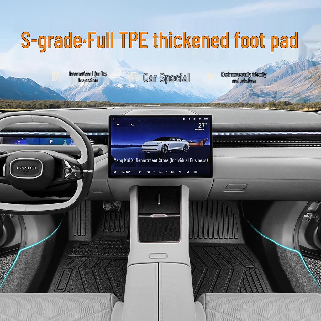 Lynk & Co 2025 10EMP TPE All-Inclusive Floor Mats - Custom Interior Accessories by Kui Xi