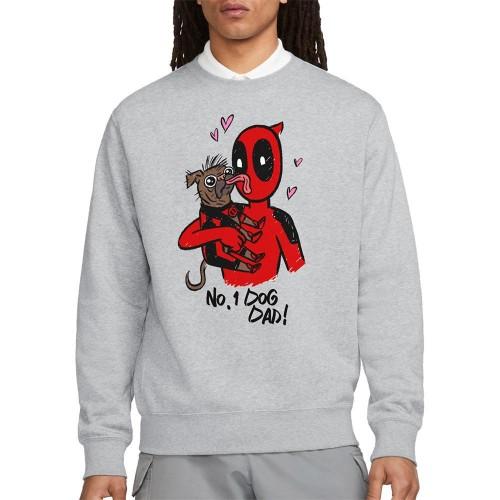 Deadpool & Wolverine Unisex Adult Dogpool Long-Sleeved T-Shirt