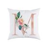 Pillow Sofa Cushion Home Office Cushion Letter Flower Pillow Bedside Backrest Car Pillow Cover