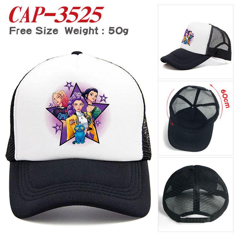 Kids Boys Girls Cartoon Anime Demon Hunters Derpy Printed Casual Hats Peaked Baseball Caps