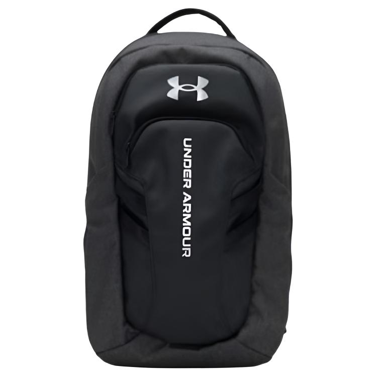 Under Armour Hustle Polyester Backpack Regular Unisex Heather Dark Gray 1384671-004