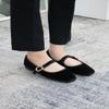 Open Run Boterbe TOne On TOne Suede Flats