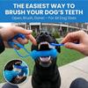 Dual-Action Canine Dental Prop Dog Dental Chew Toy for Teeth Cleaning Brushing Interactive Toys Dental Chews for Dogs Home Daily