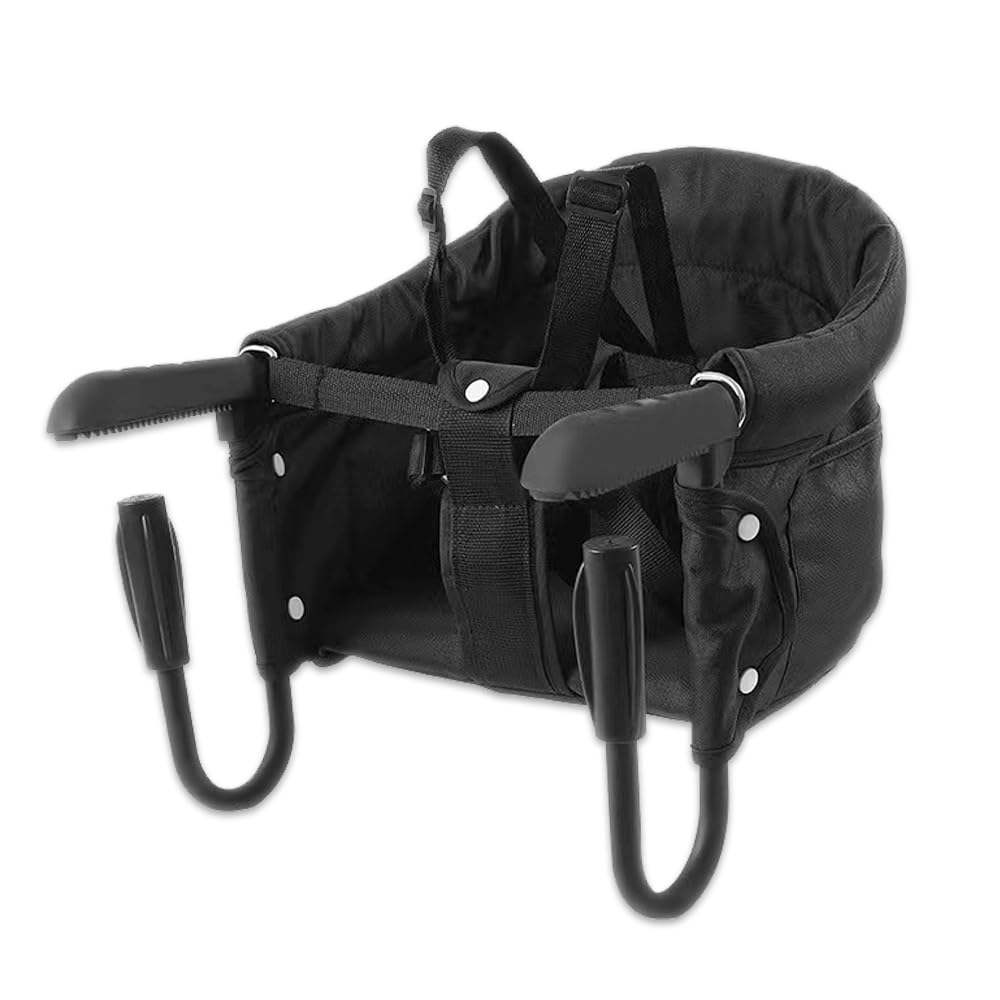 Nicheez Baby Chair Folding Table Chair Portable Baby Seat (Black)