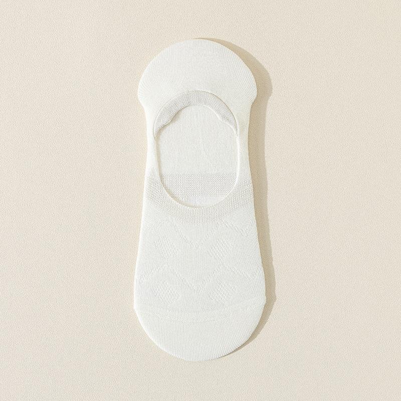 Female Summer Shallow Mouth Mesh Breathable Invisible Non Slip Non Drop with Boneless Breathable Boat Socks