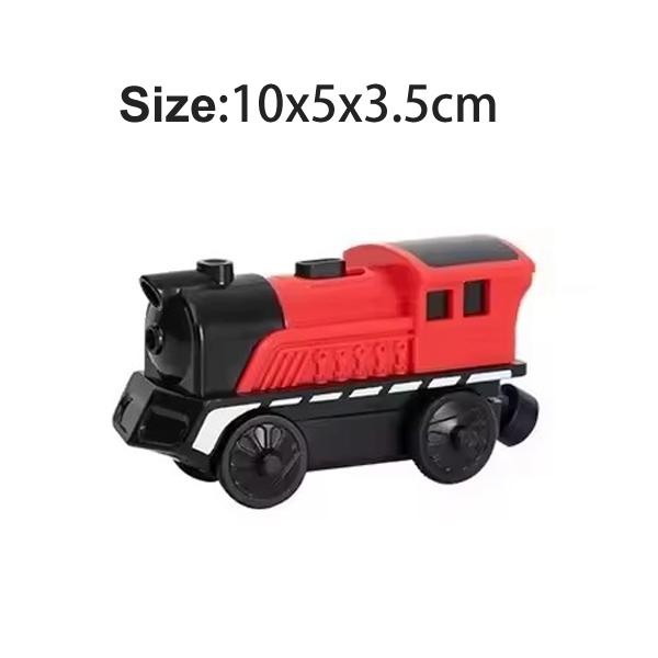 Magnetic Train Toys Wooden Railway Tracks Accessories Locomotive Diecast Slot Fit for All Wood Brand Wooden Tracks Toys For Kids