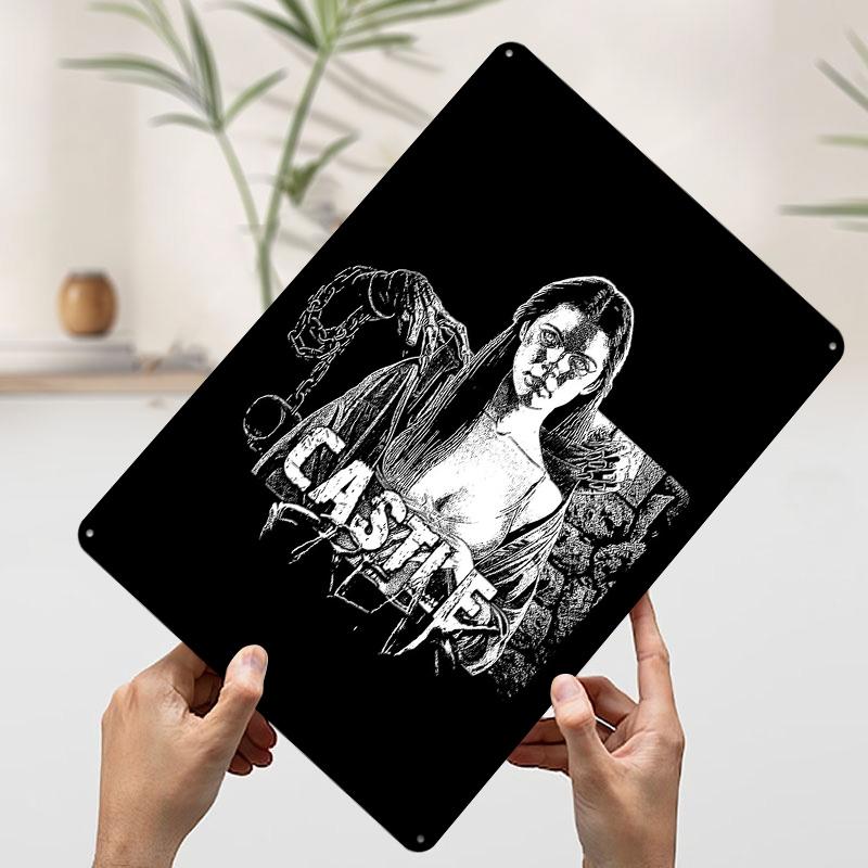 Castle Freak Metal Poster Customized Wall Art Retro Vintage Tinplate Signs for Decoration Bedroom Decorations Wand Deko Man Cave