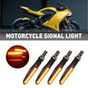 4pcs Universal Motorcycle Turn Lamp Signal Amber 12LED Indicator Blinker Light