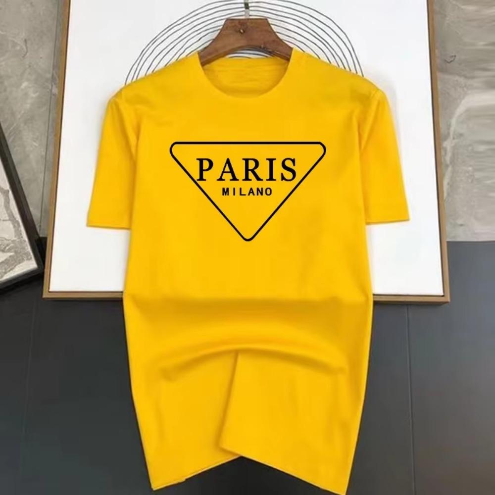 Übergroße Hip-Hop T-Shirts Niedliches Dreieckiges Buchstaben Harajuku Print T-Shirt Reguläre Herren Tops Qualität Rapper T-Shirt