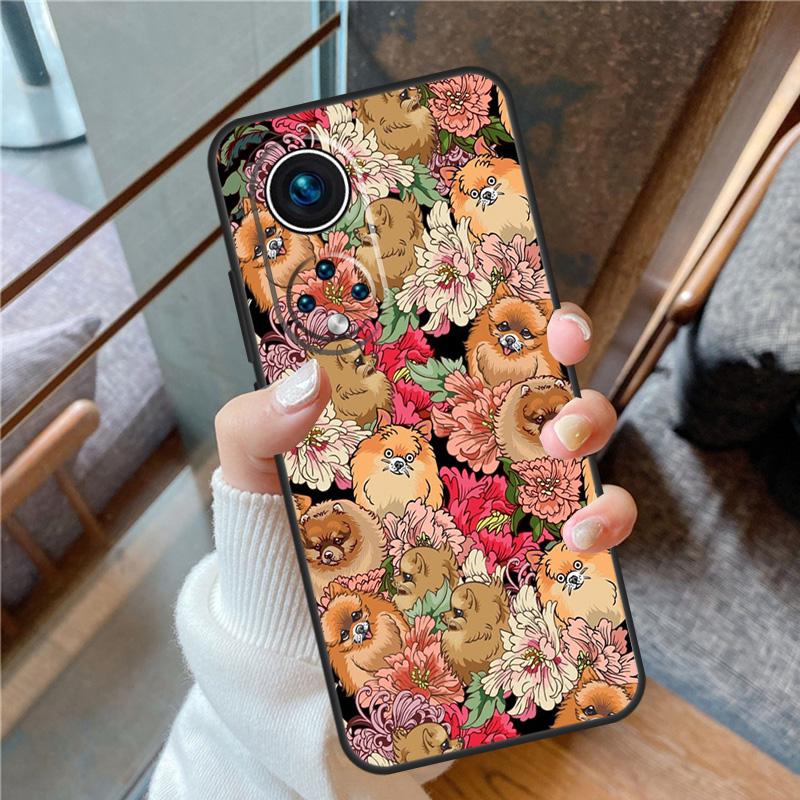 Pomeranian Dog For Honor Magic 8 Pro 5 6 7 Lite Case Cover For Honor 90 70 50 400 200 X8a X8b X9a X9b X9c