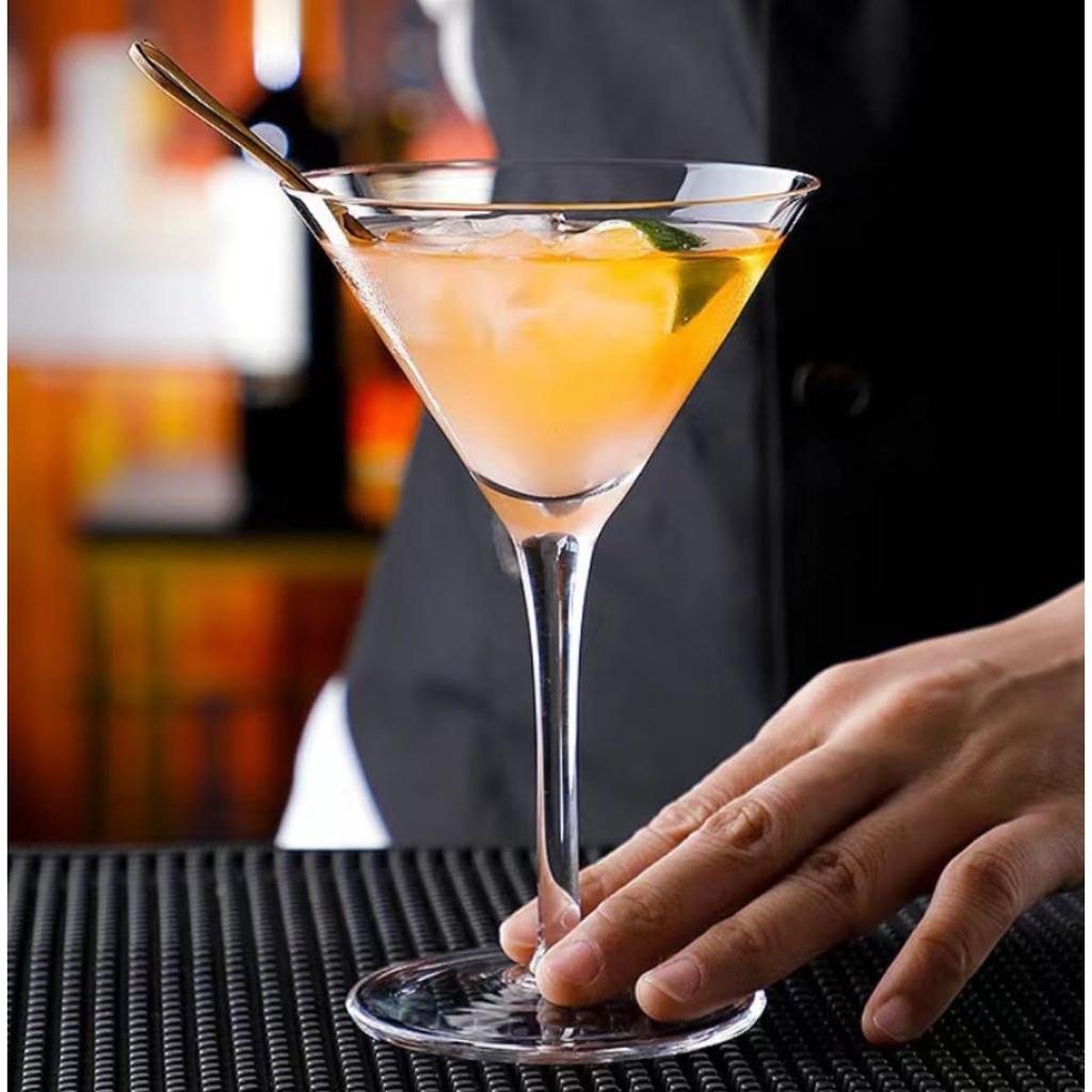 Cocktail Glasses, Martini Glasses, 6-Piece Set, 120ml, Crystal, Home and Commercial Use (120ml - Martini Cups (6 pieces))