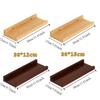 Minimalist Style Wooden Floating Shelf Decorative Bookshelf Organizer  Kitchen