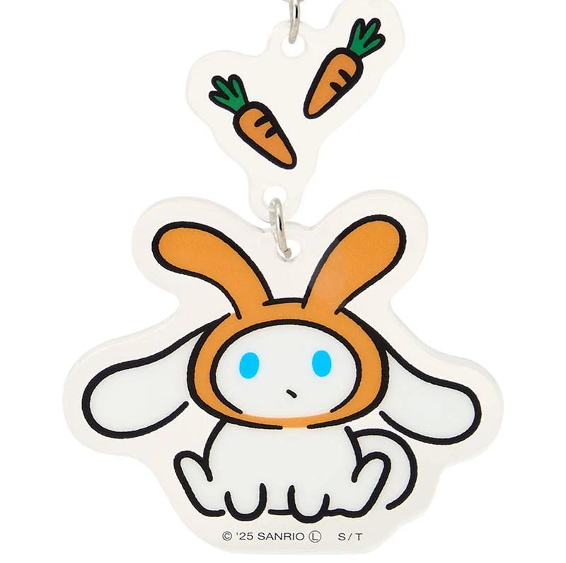 Sanrio I.CINNAMOROLL Doppel-Acryl-Schlüsselanhänger ( Hase ) Japan NEU