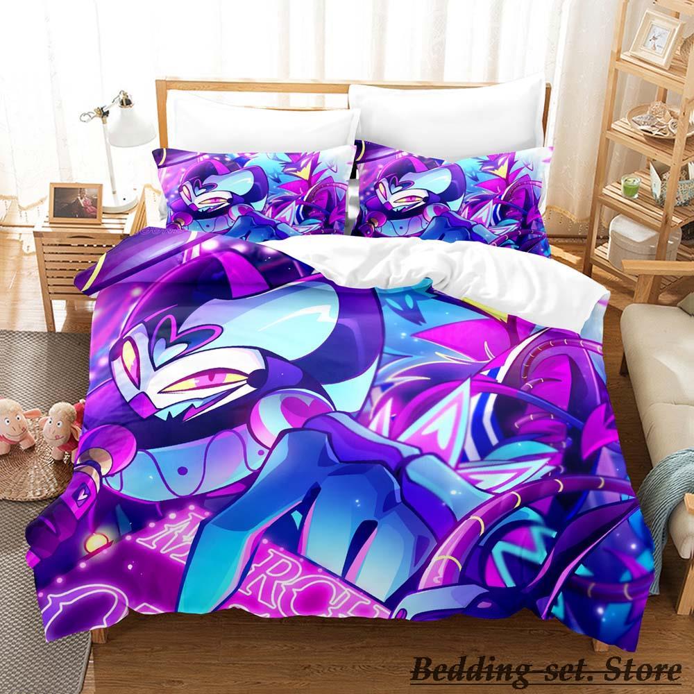 Fizzarolli Boss Sängkläder Enkel Tvilling Full Queen King Size Sängkläder Vuxen Barn Sovrum Påslakan Set Anime Parure De Lit Säng