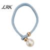 Faux Pearl Curtain Tieback 1Pc Tieback, Woven Rope Adjustable Holder, Stylish Windproof Ties Bead End Draperies Holder for Living Room Bedroom