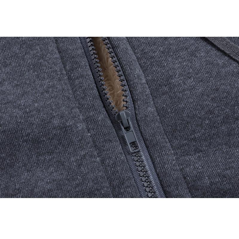 HI-FASHION Plus-size Woolen Solid Color Jacket Autumn Winter Thicken Slim Long-sleeved Outwear Women's All-match Brushed Hooded Coat