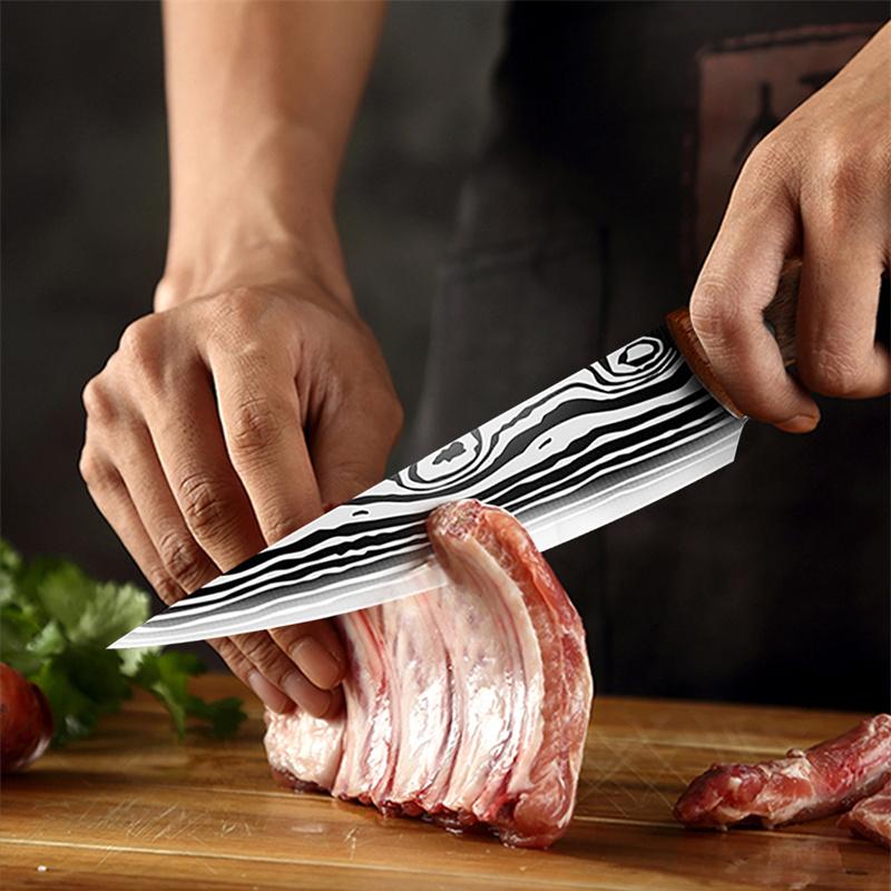 Paslanmaz Çelik Sıyırma Bıçağı Koyun Yarma Kasap Bıçağı Kasap Bıçağı Öldürmek için Özel Bıçak