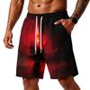 Men's Loose Shorts with Pockets - Layer Fabric Gym Training Beach Shorts