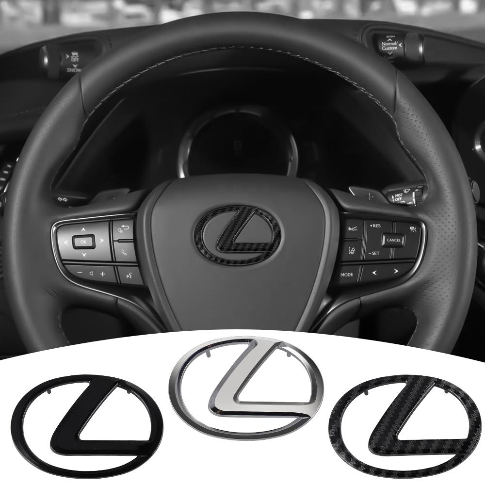 Car Steering Wheel Center Logo Emblem For Lexus ES300 RX330 RX300 GS300 IS250 IS200 CT200h IS300 NX RX LX GX GS Auto Accessories