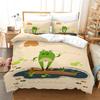 Cartoon Frog Duvet Cover Reptile Animal Theme Microfiber Quilt Cover for Children Boys Girl Teens for Bedroom Decorations Queen