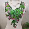 3D Blumen-Spitzen-Halsausschnitt-Kragen-Applikation Hohlgeschnitten Abnehmbar Bestickter Stoff-Applikation Handwerk Floral-Kleidung Stickerei-Patch