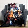 1pc Motley Crue Blanket Soft All Season Throw with Vibrant Design, Perfect for Home, Travel, and Gifts, Ideal for Naps and Camping