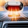 12V Car Heater Defroster with Quick Heating and 360 Degree Rotation for Effective Windshield Fog and Frost Removal