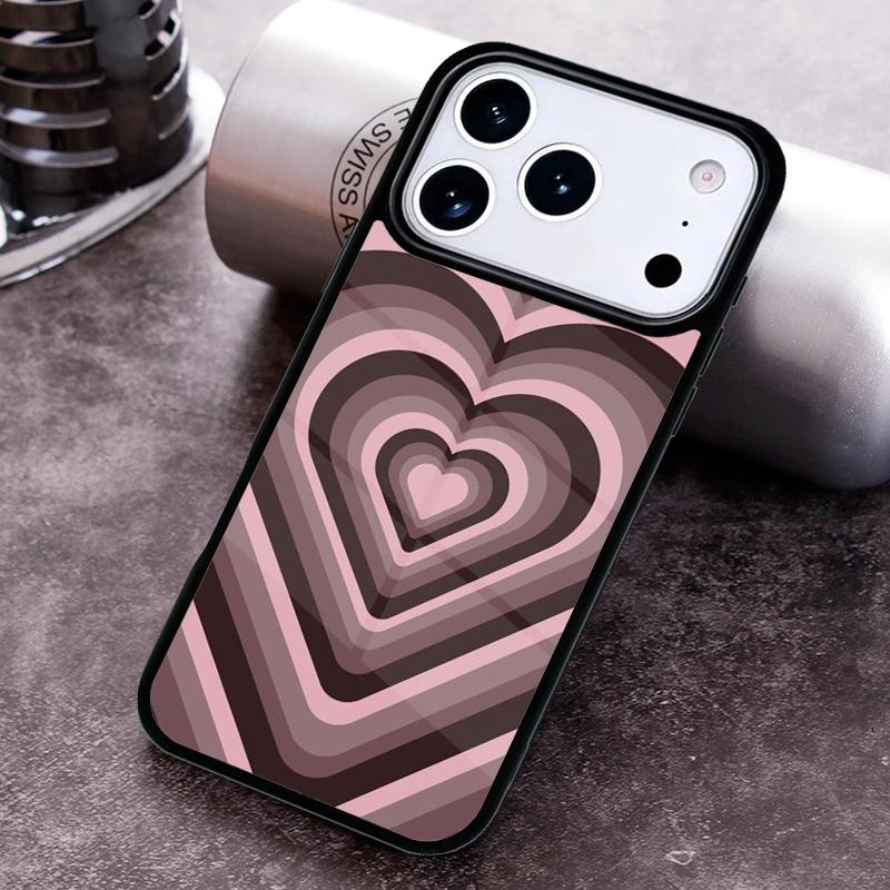 Love Pattern Art Phone Case for iPhone 17 16 15 Pro Max Air 14 13 12 11 Plus Shockproof Capa Cover